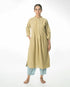 Raglan sleeve Pleated Kurta - Light Green