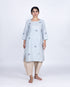 Angrakha Kurta - Pastel blue