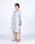 Angrakha Kurta - Pastel blue