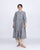 Band Collar Kurta- Ash Grey