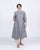 Band Collar Kurta- Ash Grey