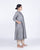 Band Collar Kurta- Ash Grey