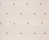 Round Buta Cotton Handloom Fabric - White