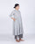 Band Collar Kurta- Light Grey