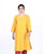 Angrakha Kurta - Yellow