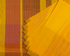 Temple Wait Dobby Cotton Handloom Saree -  Yellow