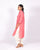 Shirt Collar Kurta- Pink