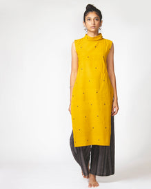 Mock neck kurti sale